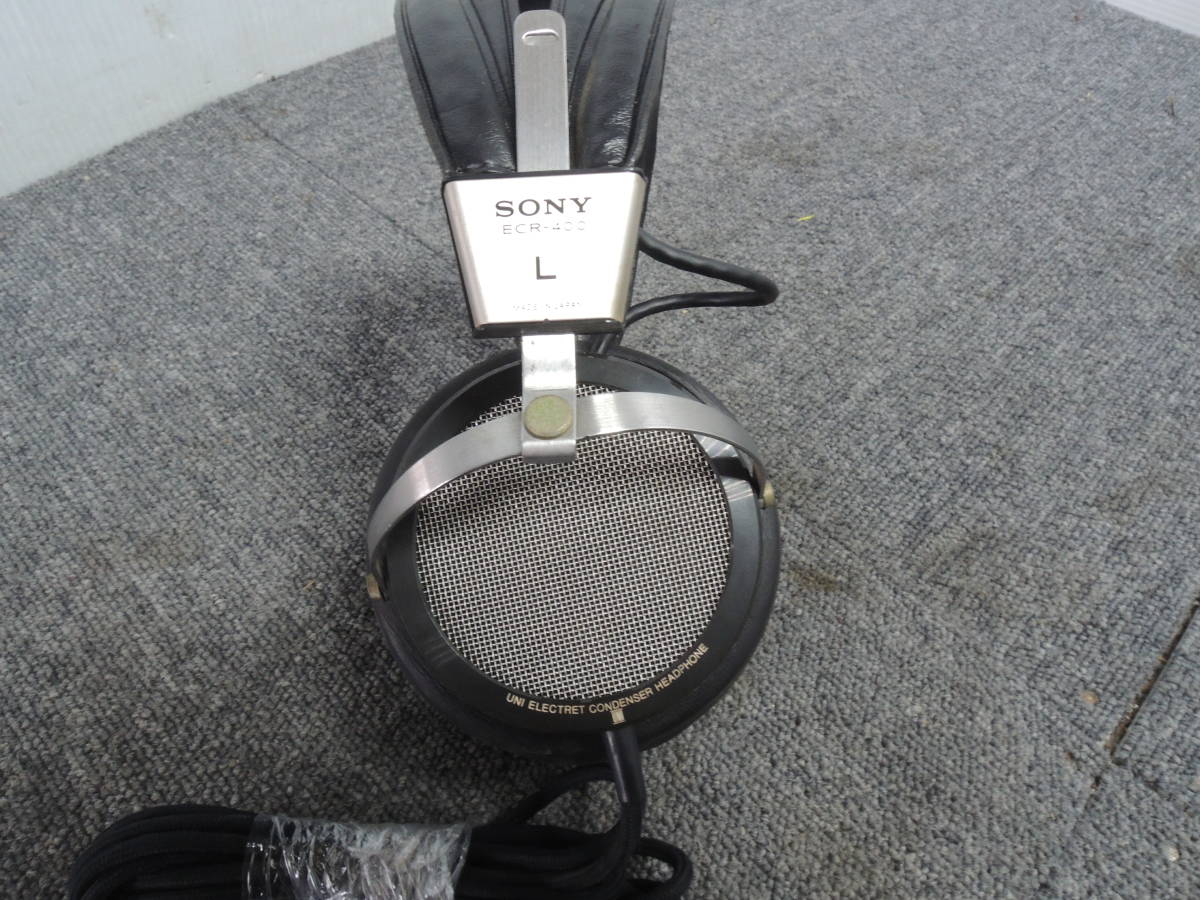 SONY Yahoo!オークション - ECR-400コンデンサーヘッドホン ジャンク品
