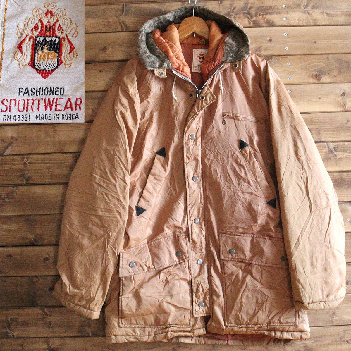 ♪5M/S6.4-1 70s~ ビンテージ FASHIONED SPORTWEAR N-3B フライト 