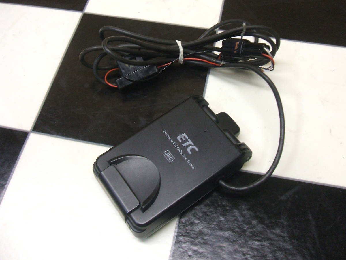 専用バイク ETC JRC JRM-12 クランプ付き アンテナ一体型ETC車載器 JRM