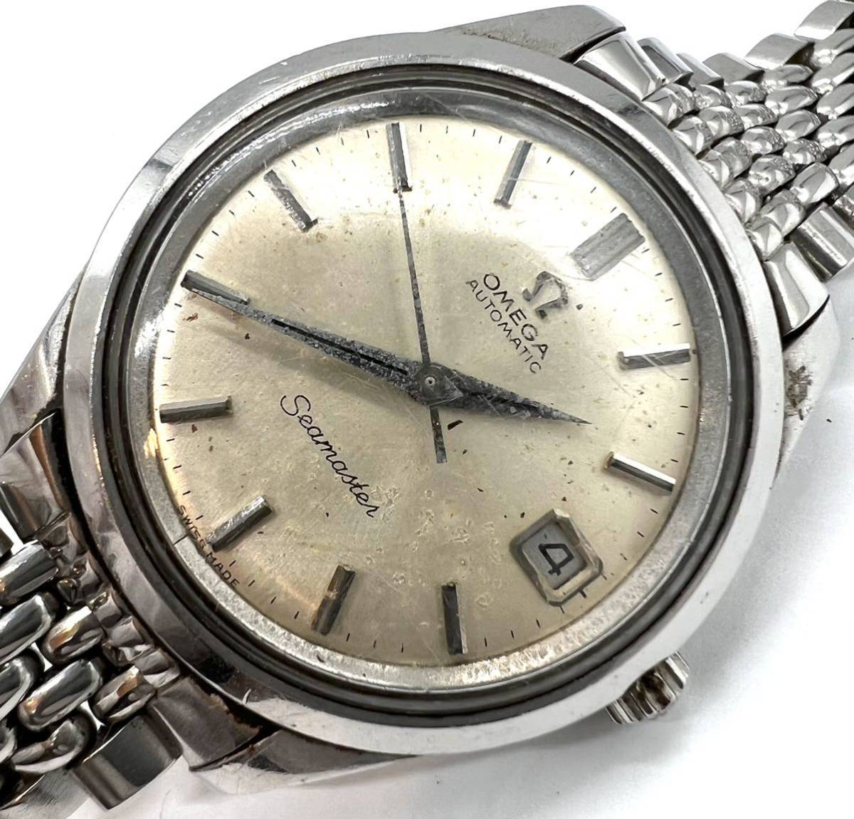 ジャンク品】OMEGA オメガシーマスター200デイトクォーツボーイズ
