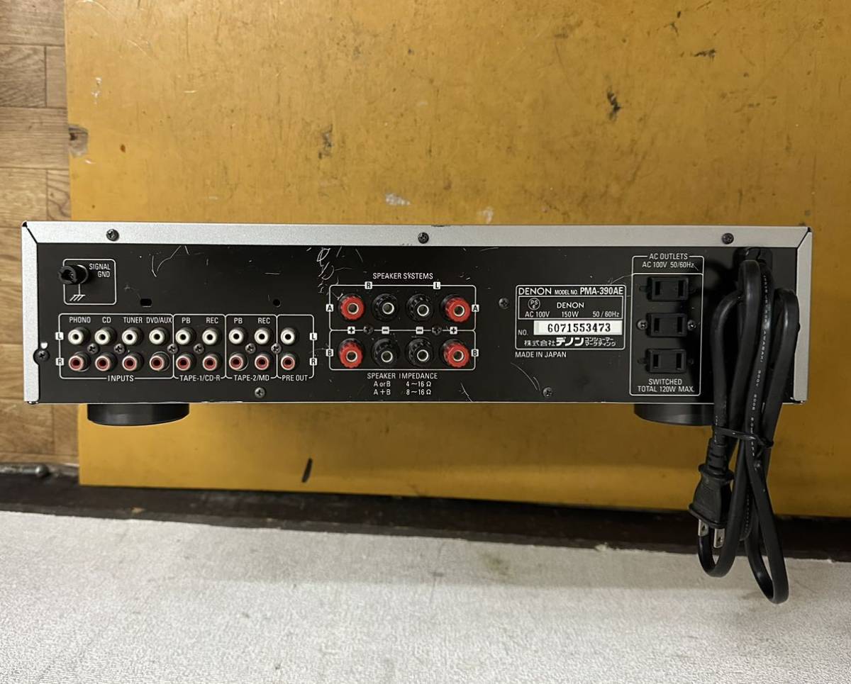 □動作良好□美品＊DENON (デノン) / PMA-390AE プリメインアンプ 高