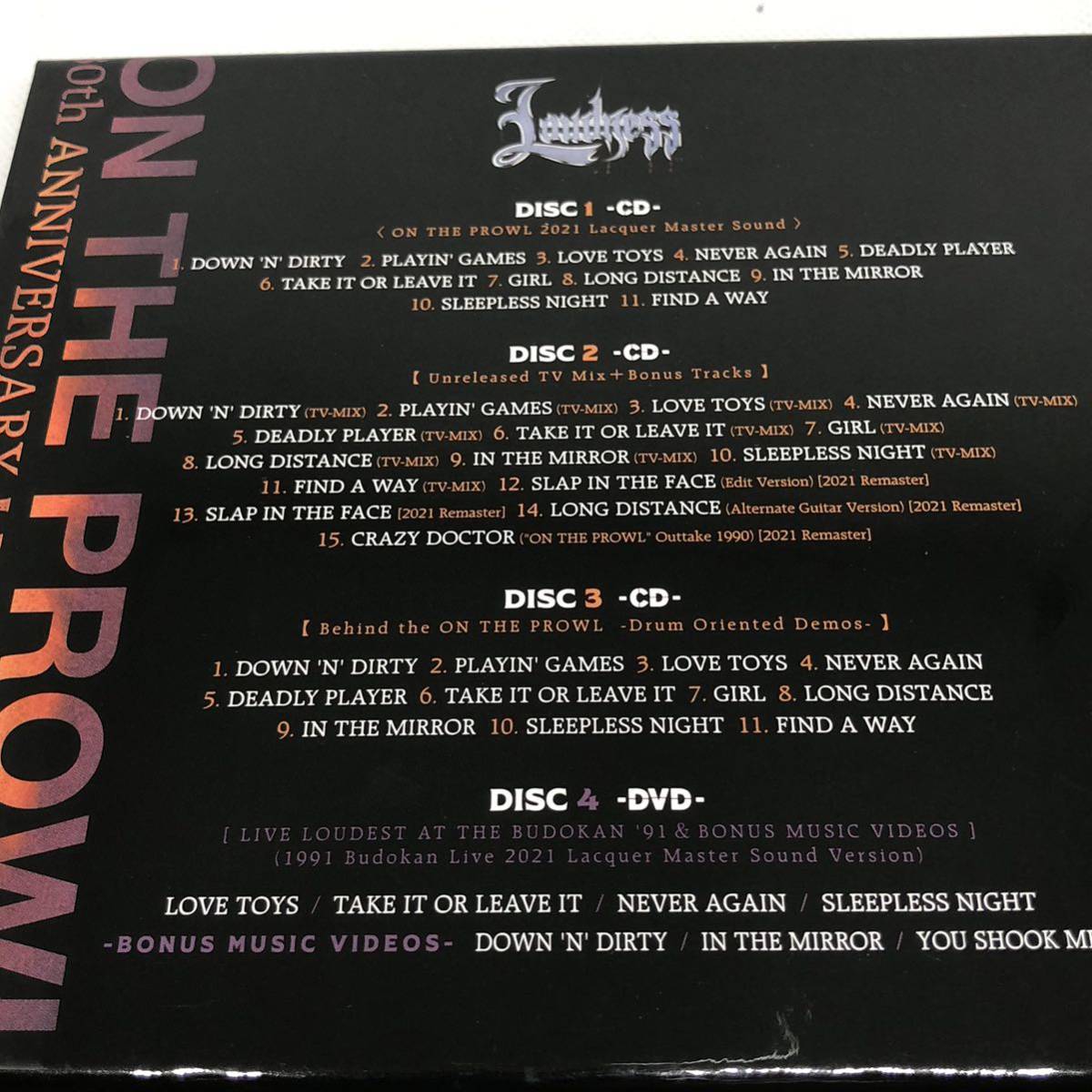 LOUDNESS THE PROWL 30th ラウドネス ANNIVERSARY 第3期LIVE‼️ - 公式 