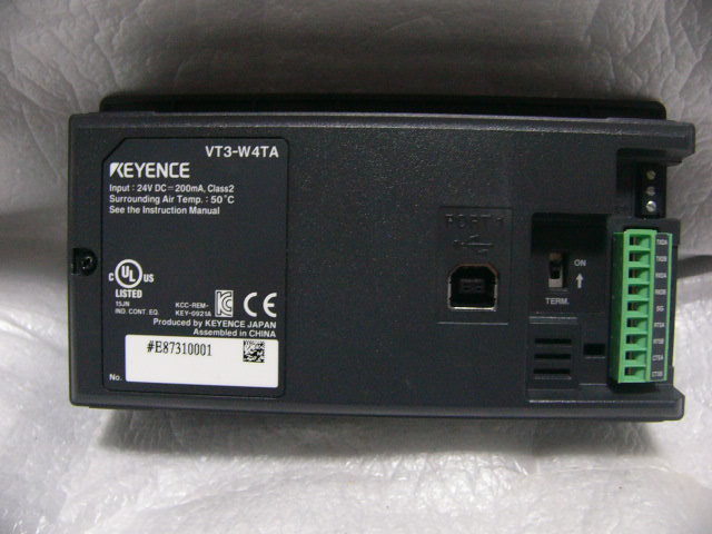 VT3-W4T タッチパネル キーエンス 動作保証 取付金具付き VT3-W4T