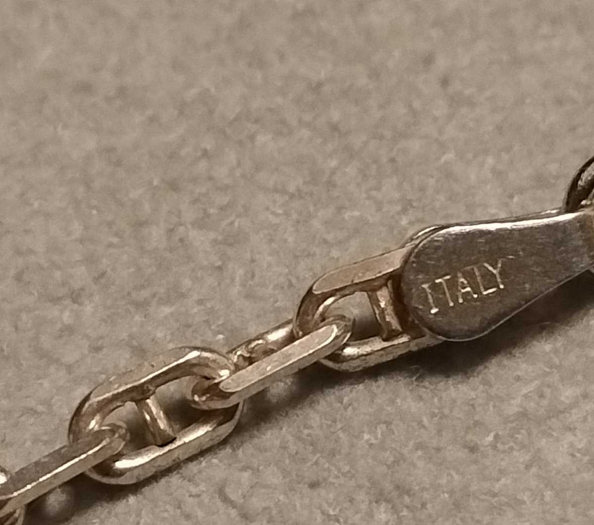 ヴィンテージ アンカーチェーン イタリア製 ブレスレット ITALY 925 