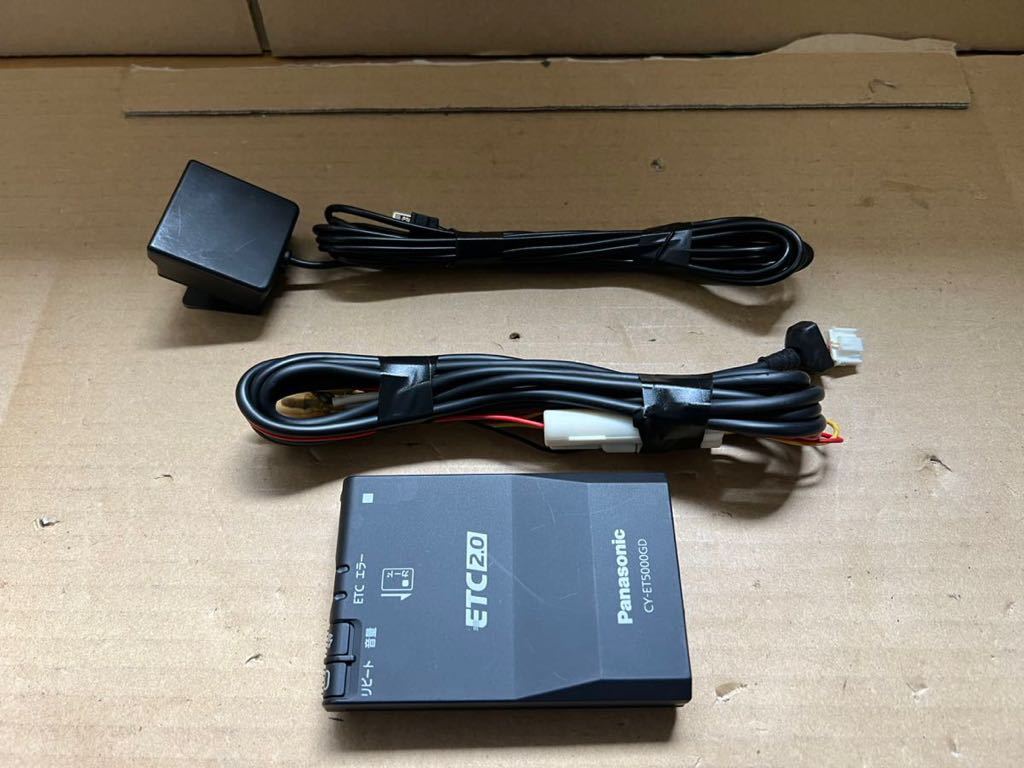 軽自動車登録 軽登録 パナソニックCY-ET5000GD 2.0 ETC車載器 分離型