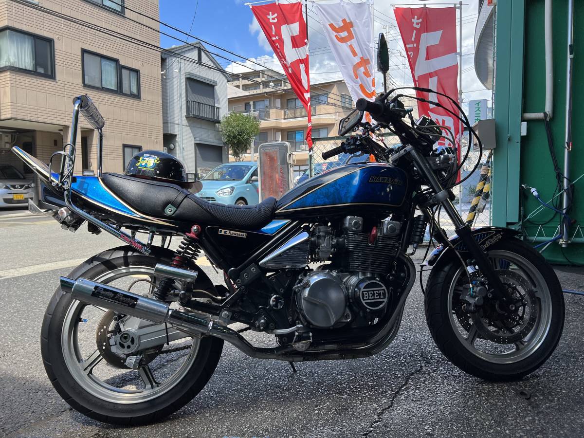 神戸発！！極上!!ゼファー400カスタム、ラップ塗装、BEET、検査R5
