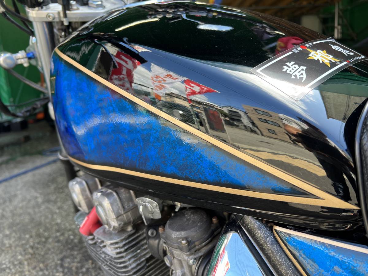 神戸発！！極上!!ゼファー400カスタム、ラップ塗装、BEET、検査R5