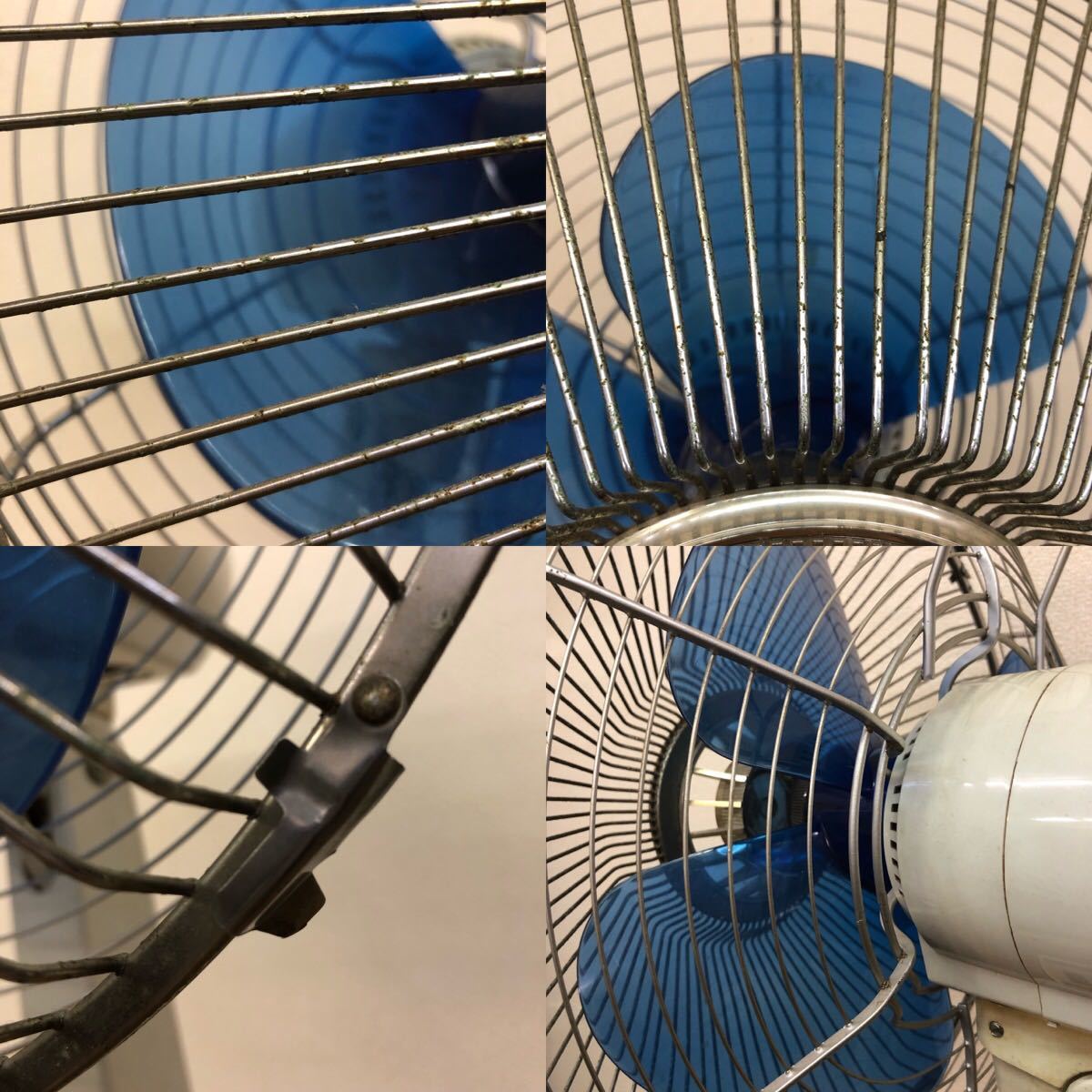 サンヨー扇風機 EF-6HA型 1972年製 3枚羽根 SANYO 卓上扇風機 レトロ
