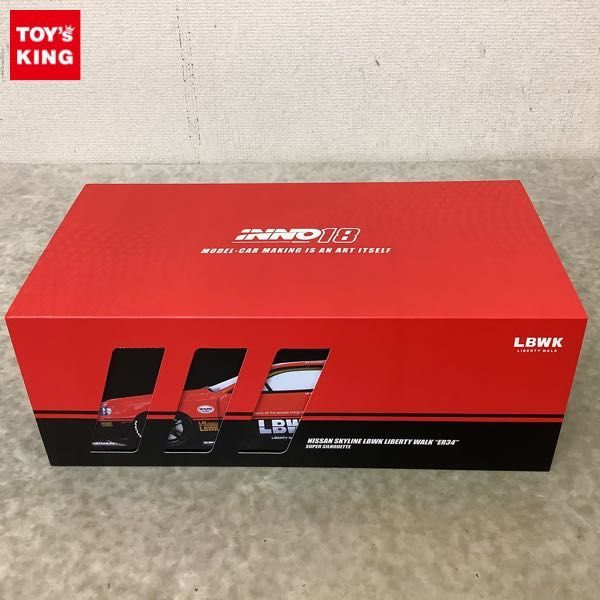 人気定番，送料無料 1円〜 INNO Models 1/18 日産 スカイライン LBWK ER34 スーパーシルエット(レーシングカー)｜売買されたオークション情報、yahooの商品情報をアーカイブ公開 - オークファン レーシングカー
