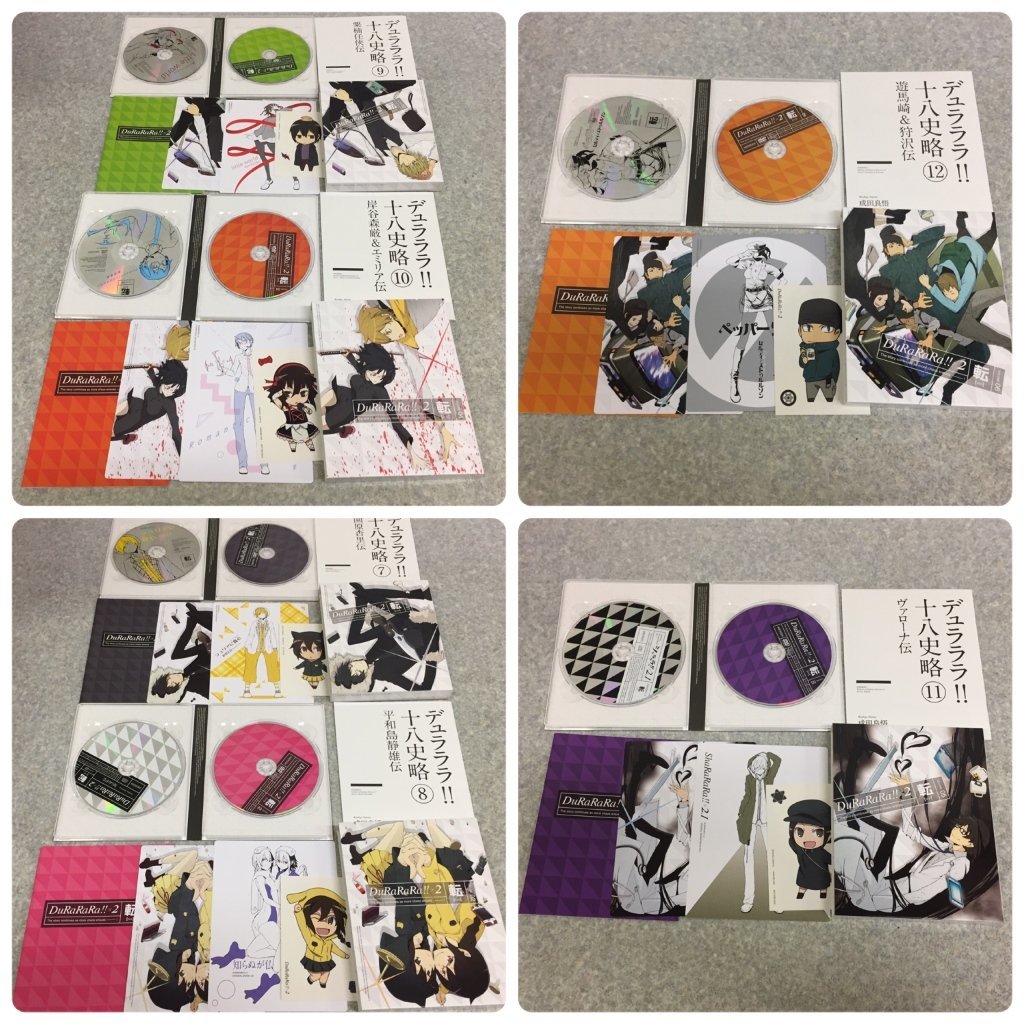 ☆セル版計3BOXセット！『デュラララ!!×2 承・転・結』 DVD-BOX 各全6 