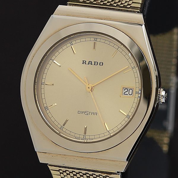 796 ラドー ダイヤスター 113.9519.3 シェル デイト 腕時計 稼働品 