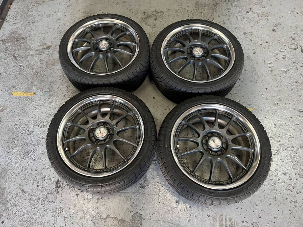 新品，安い WORK XSA戦 16×7J ＋54 4穴 PCD100 195/45R16 ATR SPORT
