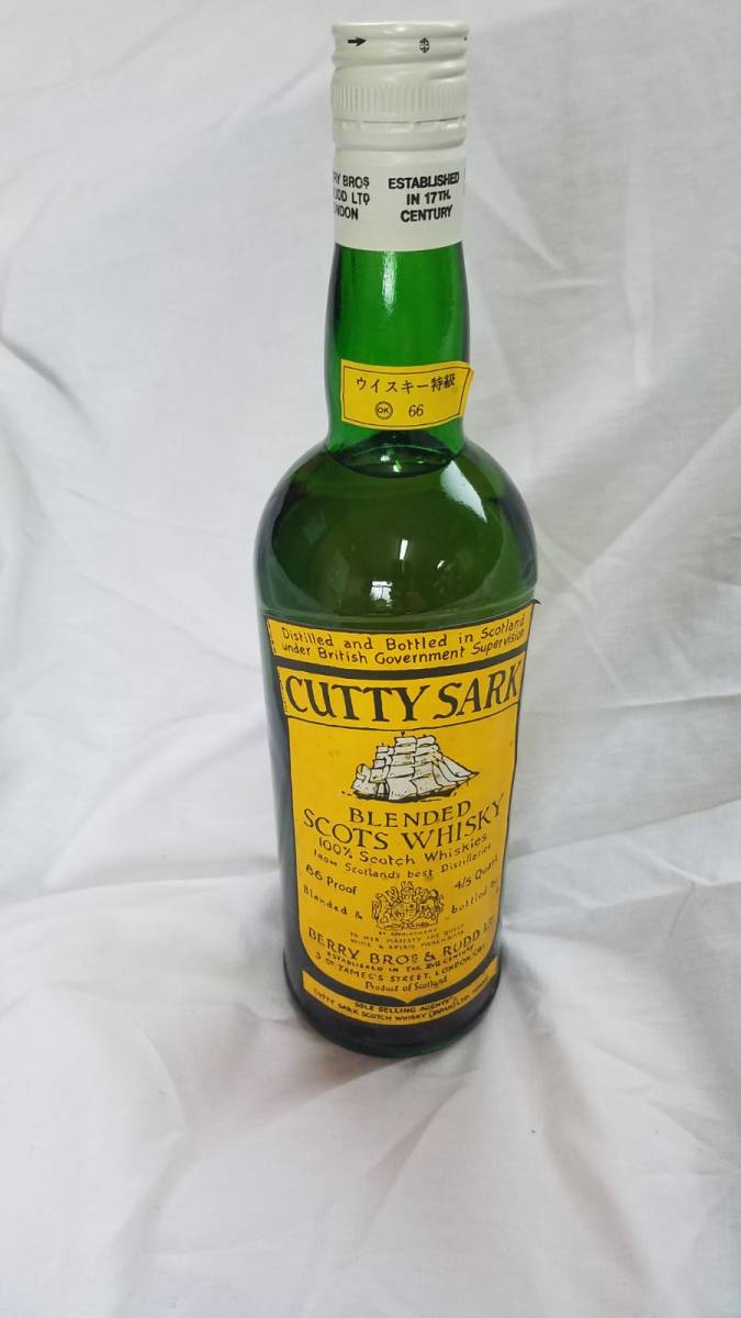 カティサーク 760ml 43度 70年代希少品 760ml 特級 メルカリ CUTTY12 