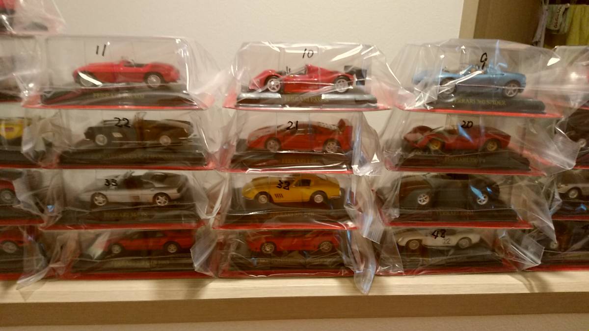 コンプは希少 アシェット フェラーリコレクション1/43 全105台揃い