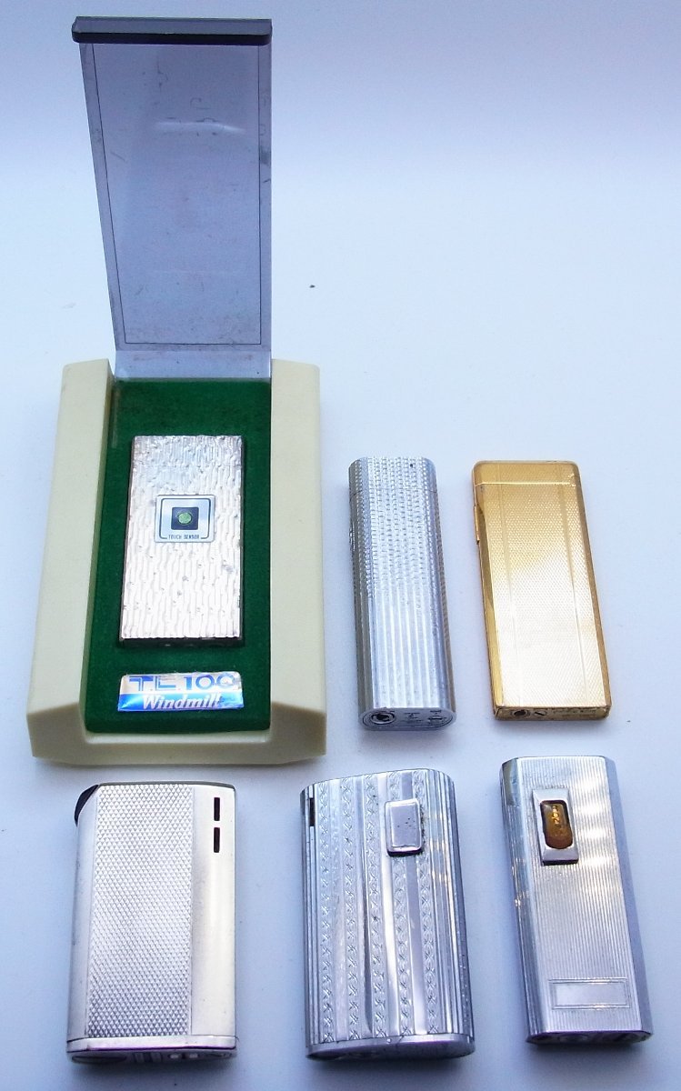 ロンソン,マルマン,ウィンドミルなど☆ICライター 6つまとめて☆ジャンク品☆K1126109
