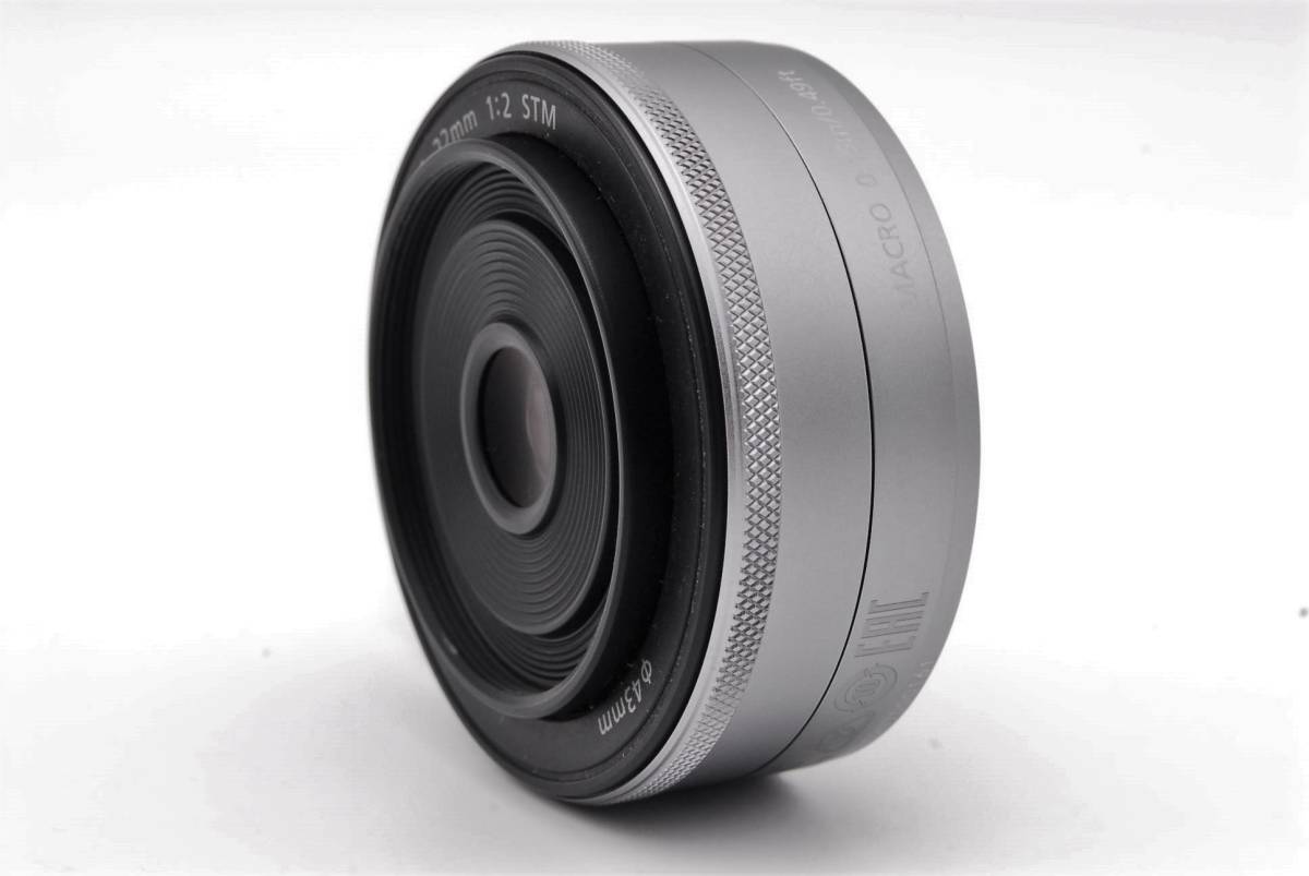 Canon 単焦点広角レンズ EF-M22mm F2 STM シルバー ミラーレス一眼対応