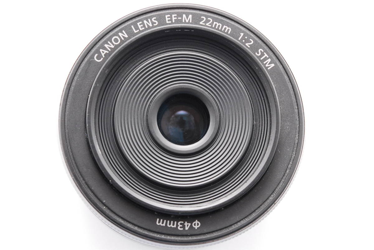 Canon 単焦点広角レンズ EF-M22mm F2 STM シルバー ミラーレス一眼対応