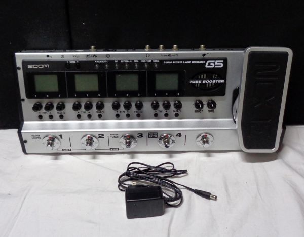 動作品 ZOOM G5 メーカー純正ACアダプター付き ZOOM