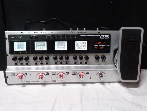 動作品 ZOOM G5 メーカー純正ACアダプター付き ZOOM