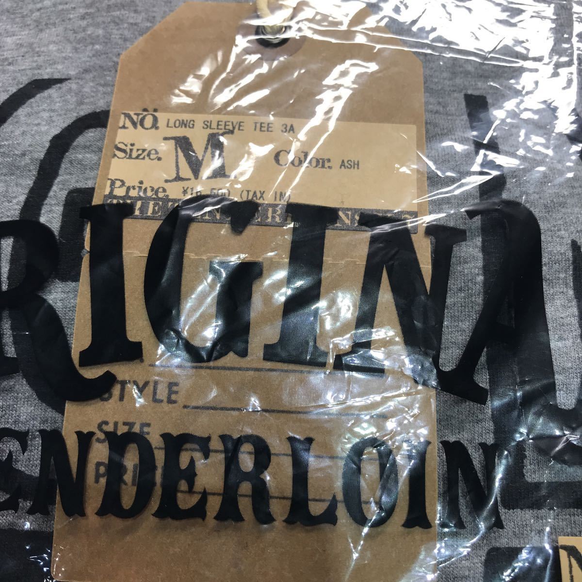 TENDERLOIN LONG SLEEVE TEE 3A ASH M(長袖Tシャツ)｜売買された 