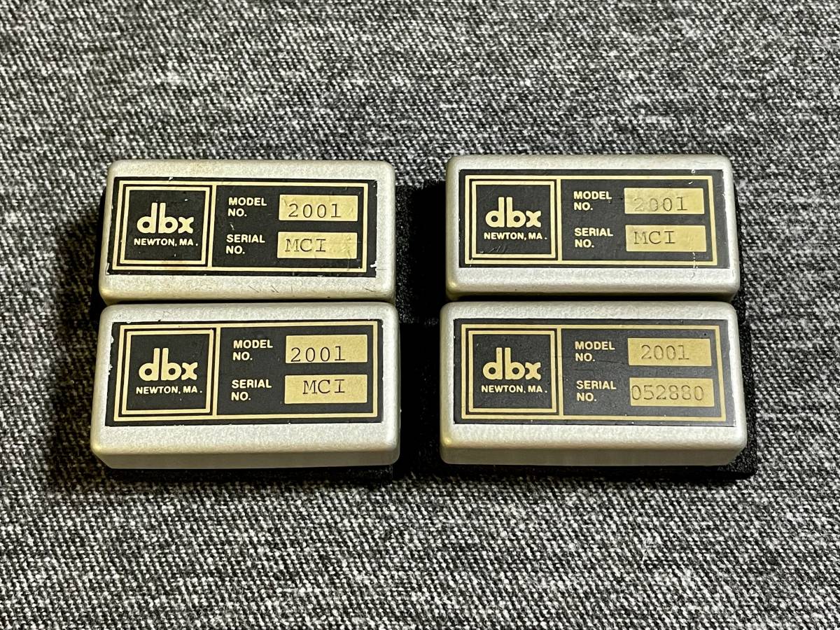 dbx/VCA 2001 SILVER缶!レア!!中古品・補修用としてストック ジャンク!!!