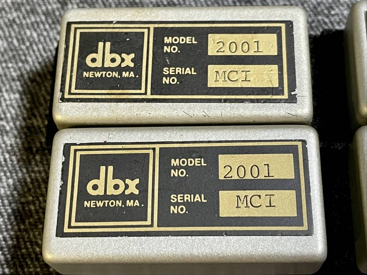 dbx/VCA 2001 SILVER缶!レア!!中古品・補修用としてストック ジャンク!!!