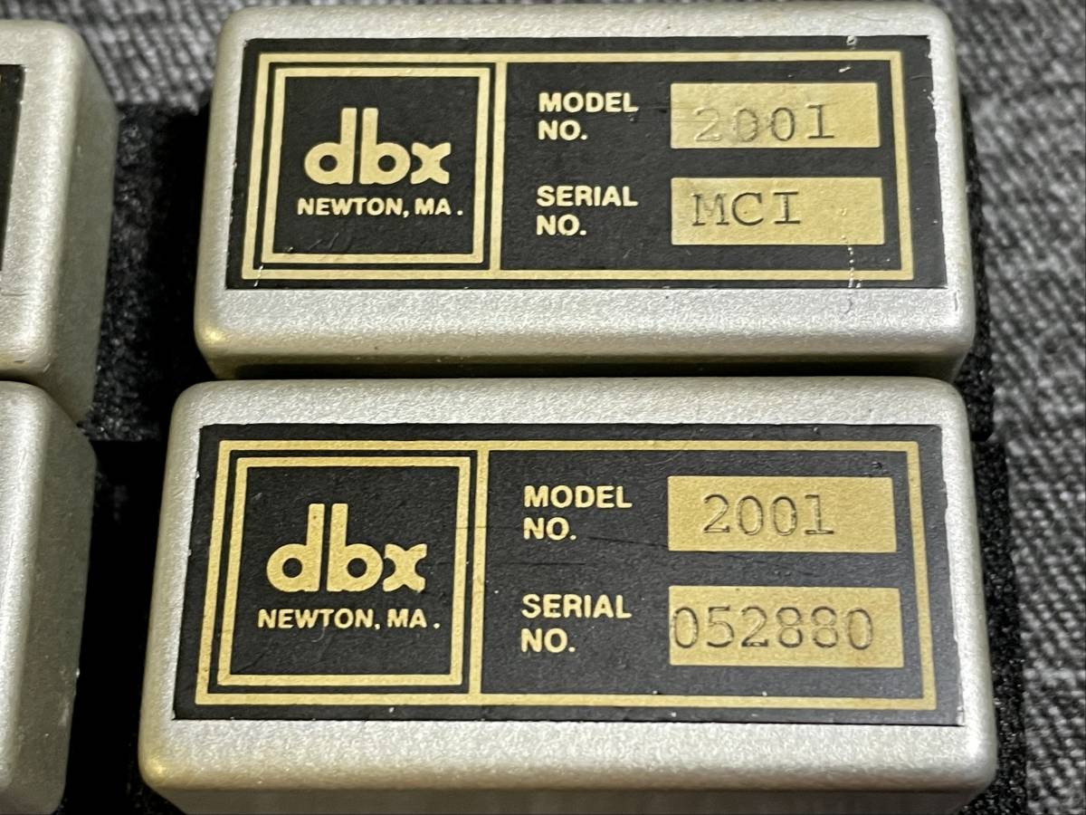 dbx/VCA 2001 SILVER缶!レア!!中古品・補修用としてストック ジャンク!!!