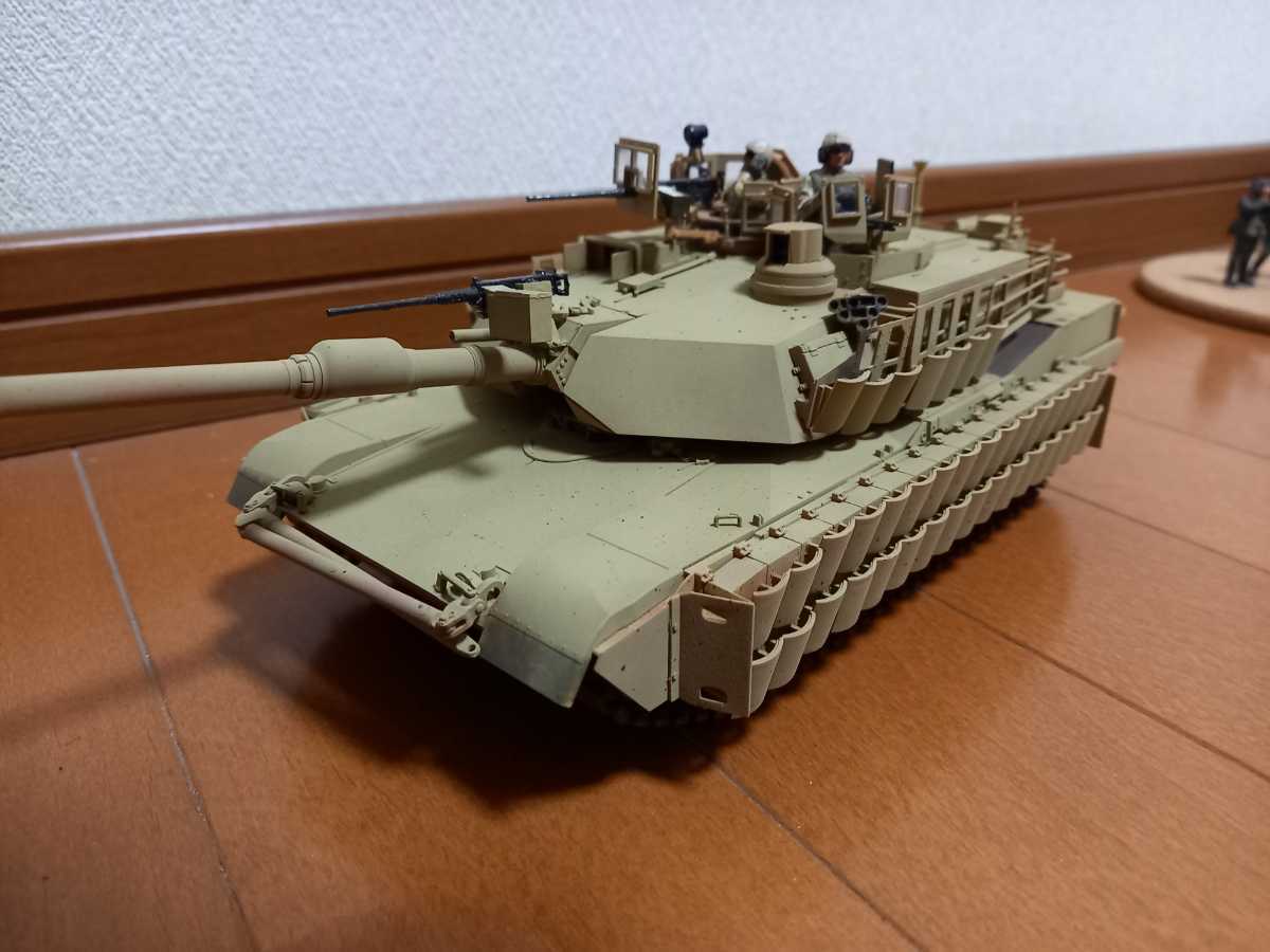 超激得，セール 1/35 タミヤ アメリカ M1A2 SEP ABRAMS TUSKⅡ エイブラムス 戦車 海兵隊 完成品(主力戦車（MBT）)｜売買されたオークション情報、yahooの商品情報をアーカイブ公開 - オークファン 主力戦車（MBT）