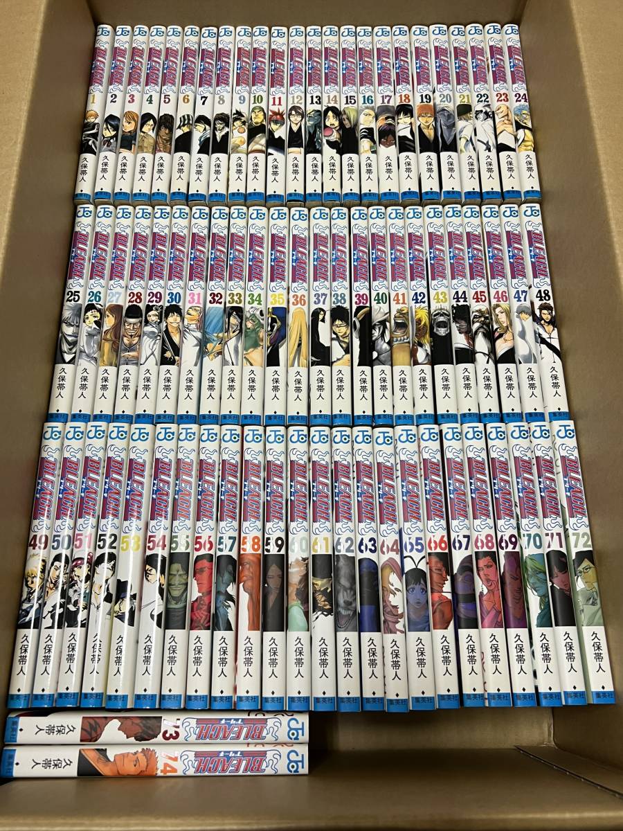 人気セール，限定SALE ブリーチ BLEACH 全巻セット 著 久保帯人 品(全巻セット)｜売買されたオークション情報、yahooの商品情報をアーカイブ公開 - オークファン 全巻セット
