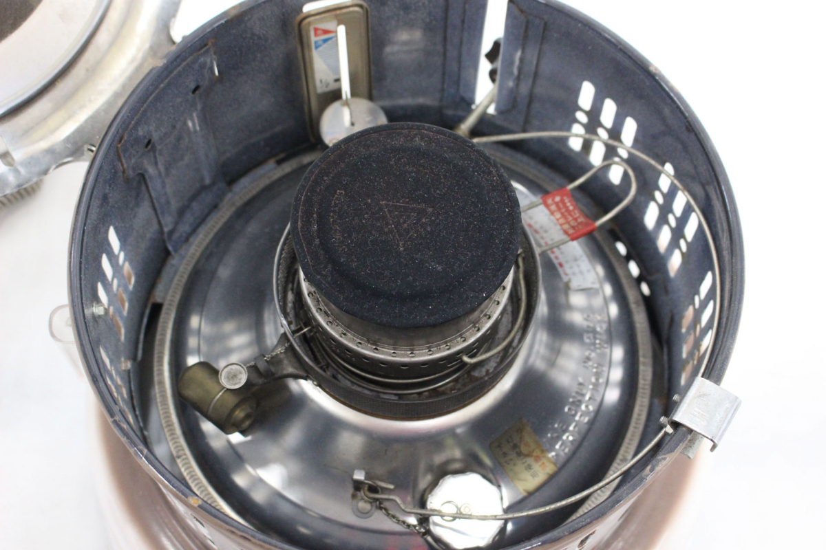 【行董】 パーフェクション 石油ストーブ PERFECTION 関東トレーディング 中古 現状渡し レトロ アンティーク AC681ABC77 パーフェクション 石油ストーブ PERFECTION 石油ストーブパーフェクション750DXを組む! 冷暖房・空調 美品パーフェク