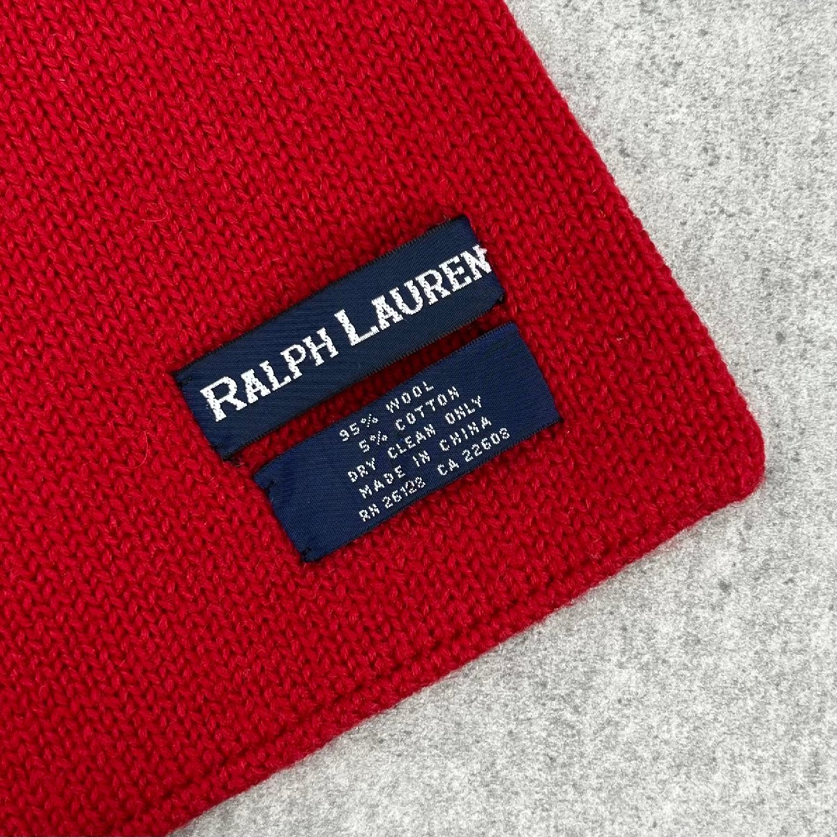 RALPH LAUREN ラルフローレン ポロベア スキー ウール コットン
