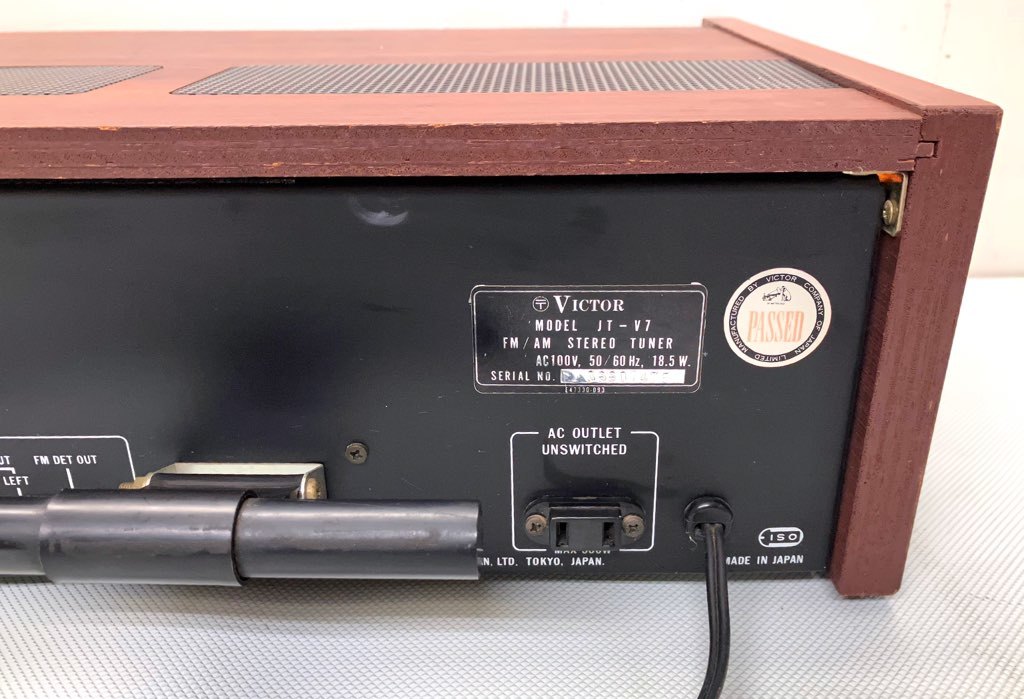 G142211△動作品 Victor ビクター JT-V7 FM/AM チューナー 室内