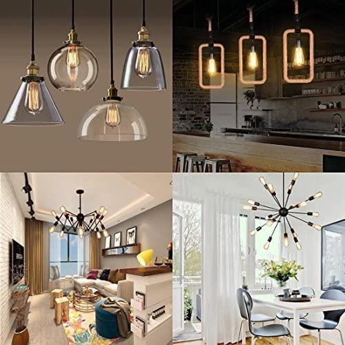 GOOD ★LED6W/クリア/調光器対応★ ST64 フィラメント LED電球 エジソンランプ E26口金 (6W) 60W形相当 電球色相当2700K 広配光タイプ_6