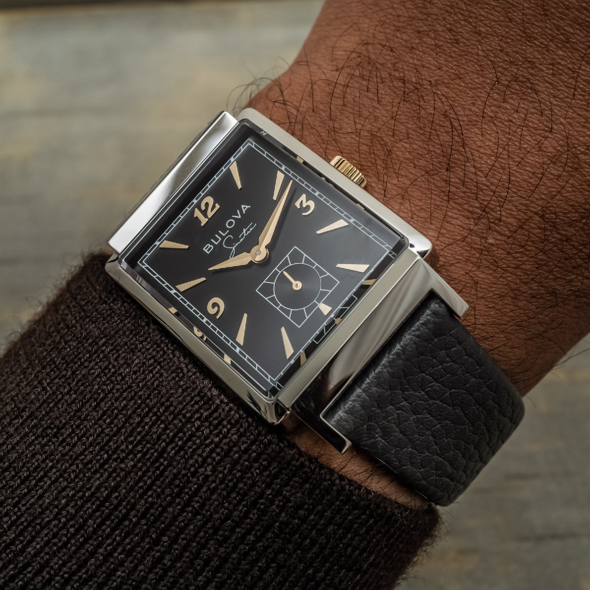 1円 新品正規品 BULOVA ブローバ メンズ 腕時計 98A261 フランク