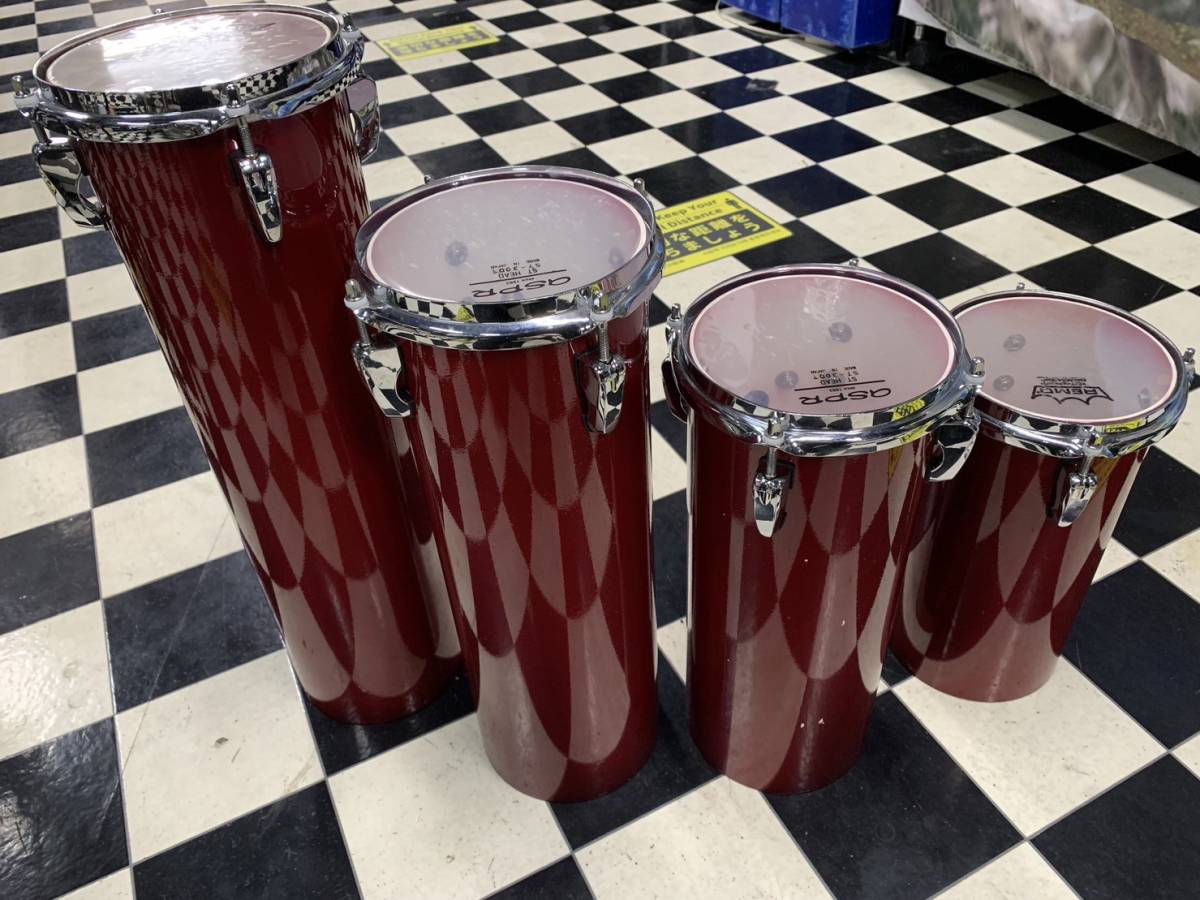 Pearl キャノンタム 4点セット AL-612 AL-615 AL-618 AL-621 特別塗装