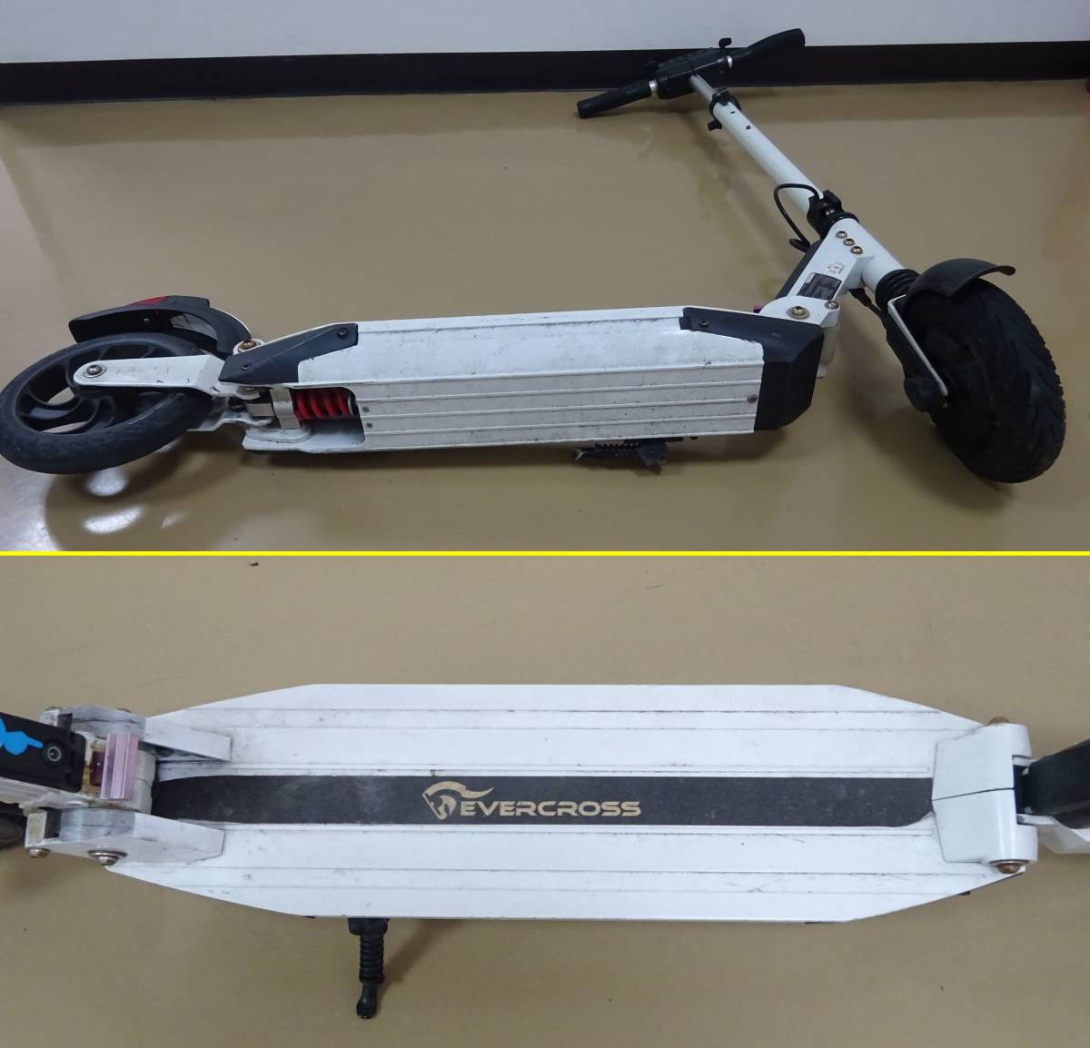 く-L-1091)EVERCROSS エバークロス 電動キックボード E1 電動 