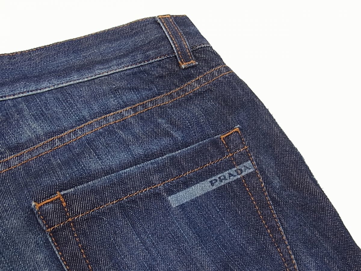 美品◇PRADA プラダ CLASSIC FIT ダメージ加工 ジーンズ デニムパンツ 