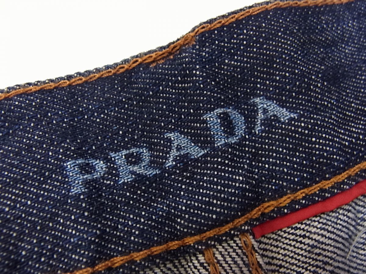 美品◇PRADA プラダ CLASSIC FIT ダメージ加工 ジーンズ デニムパンツ 