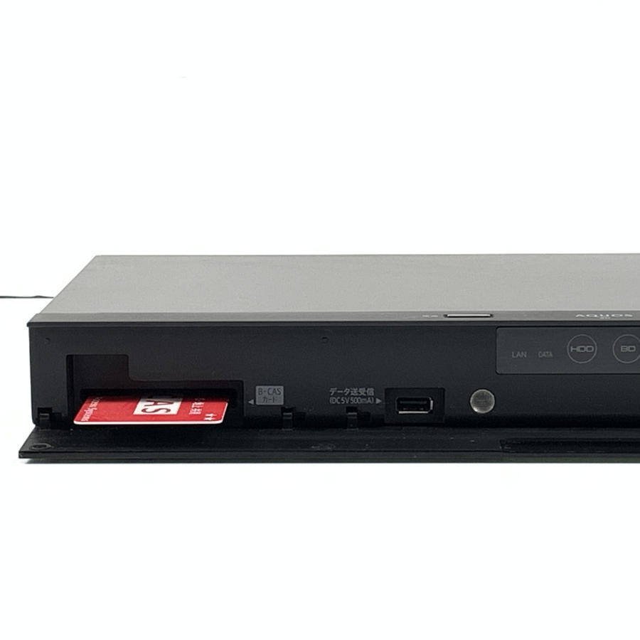 SHARP 2B-C10BW1 HDD/BDレコーダー 3D/BDXL対応 B-CAS付き 2019年製○