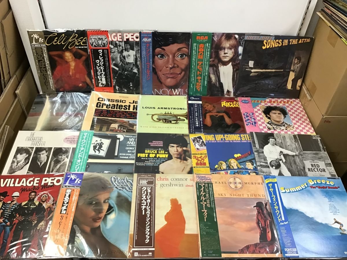 LP 洋楽 ROCK POPS ロック ポップス レコード まとめ 帯付含 大量 シカゴ 66点セット [0471ST]