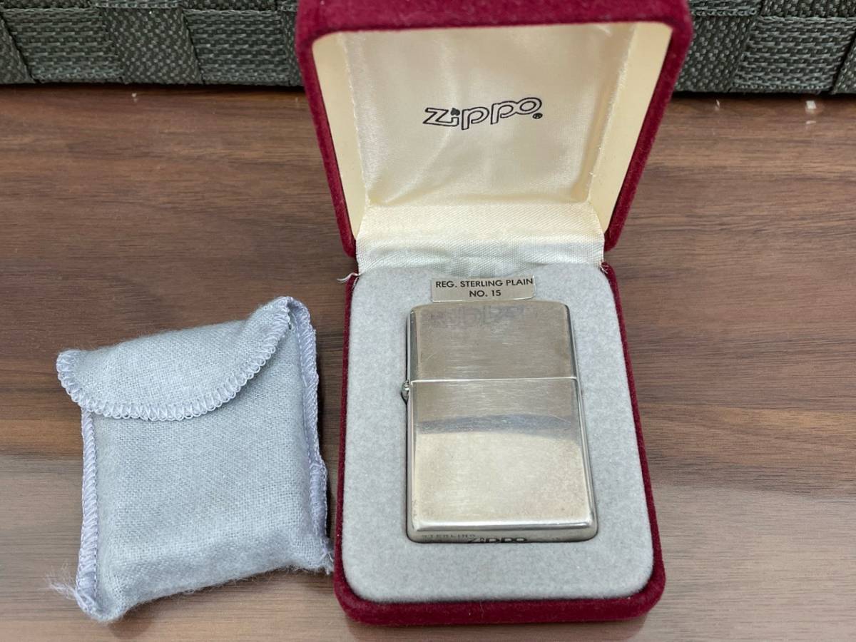 1円 ZIPPO/ジッポー STERLING SILVER/スターリングシルバー 1992 
