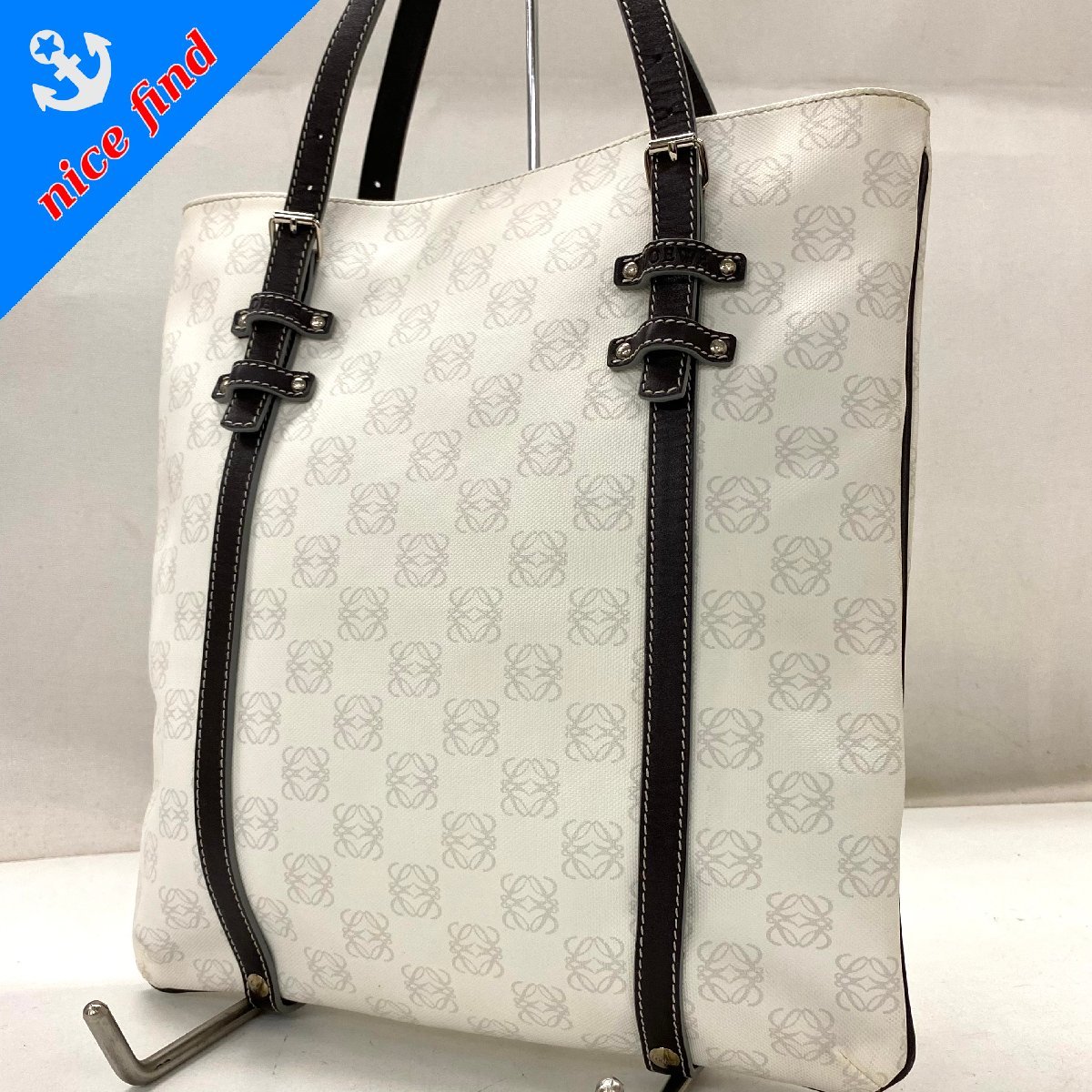 ◇ロエベ LOEWE◇リピートアナグラム 290703 トートバッグ 