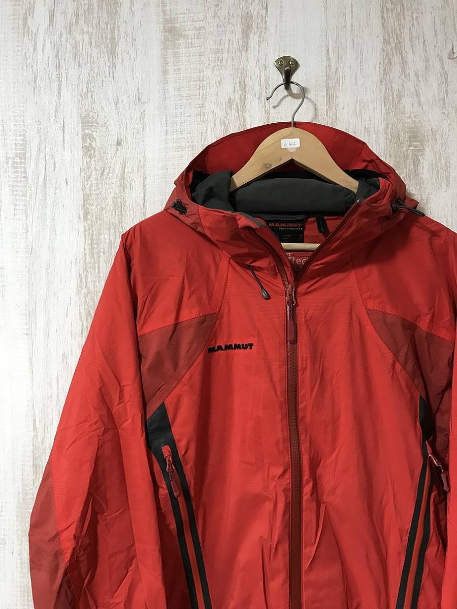 本物保証，品質保証 686 DRY TECH PREMIUM マウンテンパーカー MAMMUT マムート M 赤(男性用)｜売買されたオークション情報、yahooの商品情報をアーカイブ公開 - オークファン 男性用