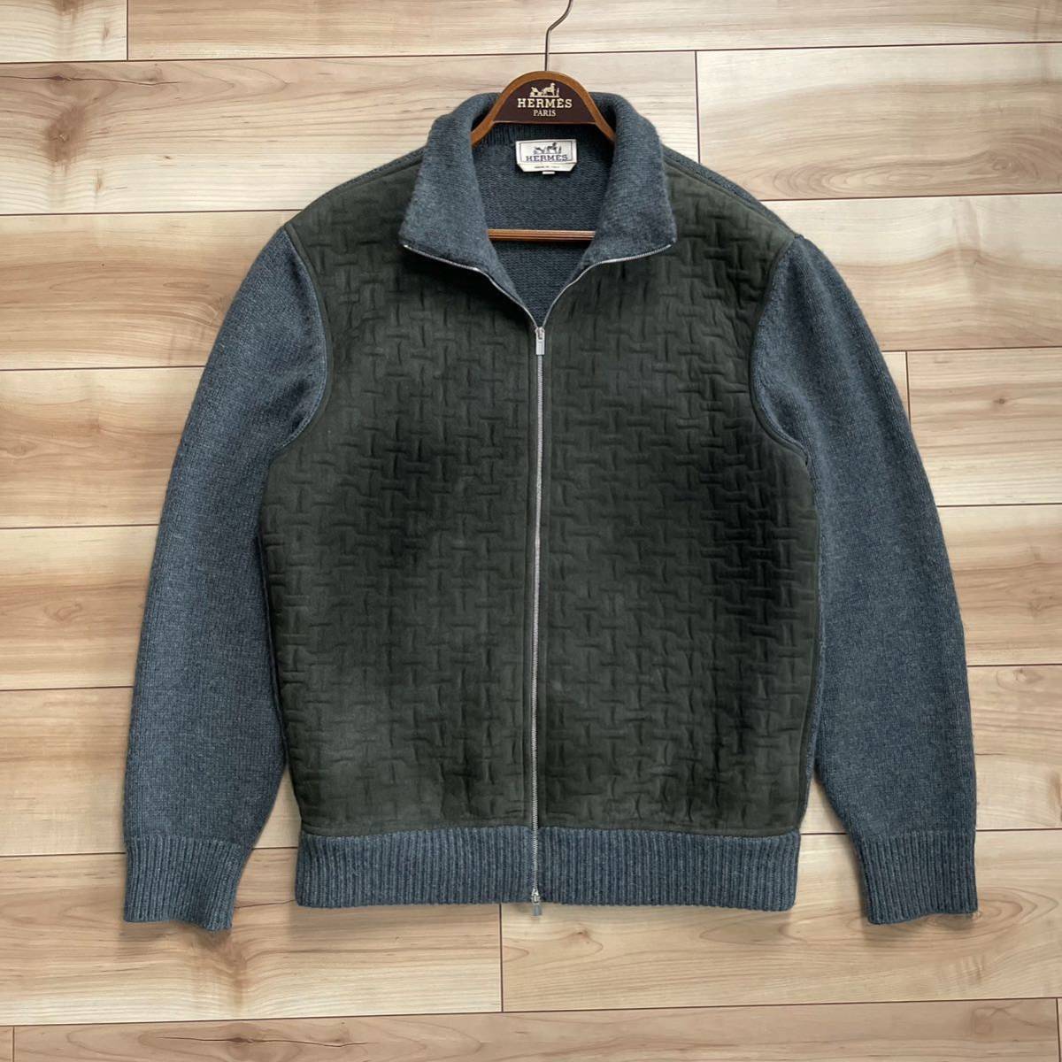 美品】HERMES エルメス ゴートスキン×カシミヤ100% ドライバーズ