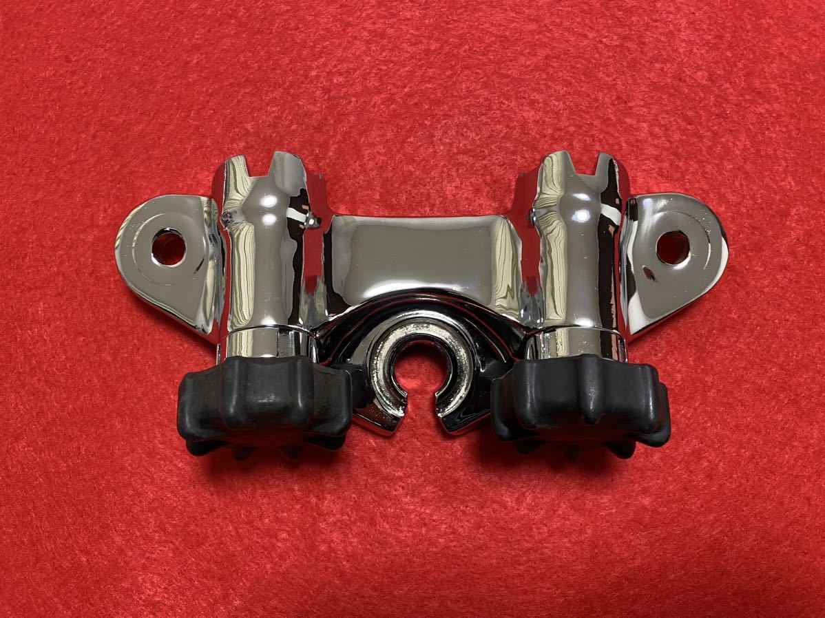 ダックス 純正 分離式 トップブリッジ メッキ くるくる ダックス 分離型 トップブリッジ メッキ ホンダ純正品