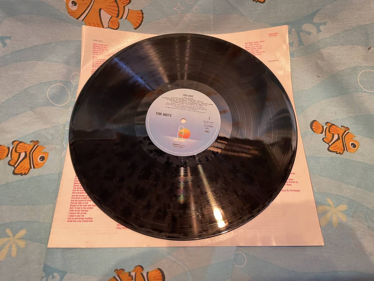LP レコード トム・ウェイツ Tom Waits レイン・ドッグ Rain Dogs 未