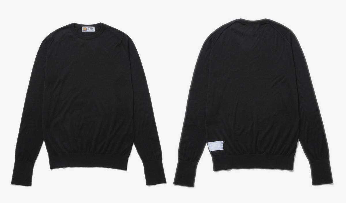 人気セール，HOT】 JOHN SMEDLEY FRAGMENT CREWNECK KNIT ジョン 