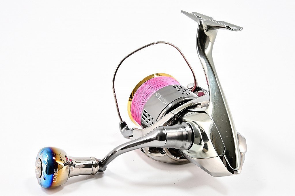 【シマノ】 18ステラ 4000MHG リブレEF30カスタムノブ装着 SHIMANO