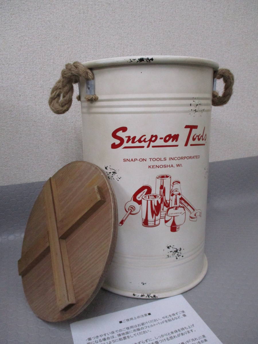 Snap-on ペール缶　イス　スナップオン　スツール Snap-on◇スナップオンペール缶スツールチェア アンティーク仕上