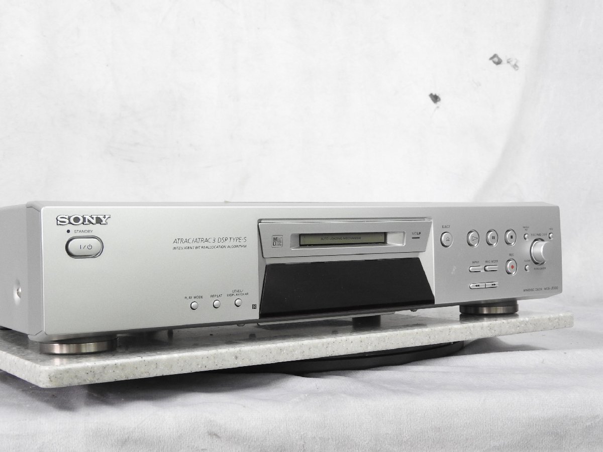 100☆SONY ソニー MDS-JE580 MINIDISC DECK MDデッキ ジャンク◇3M-154